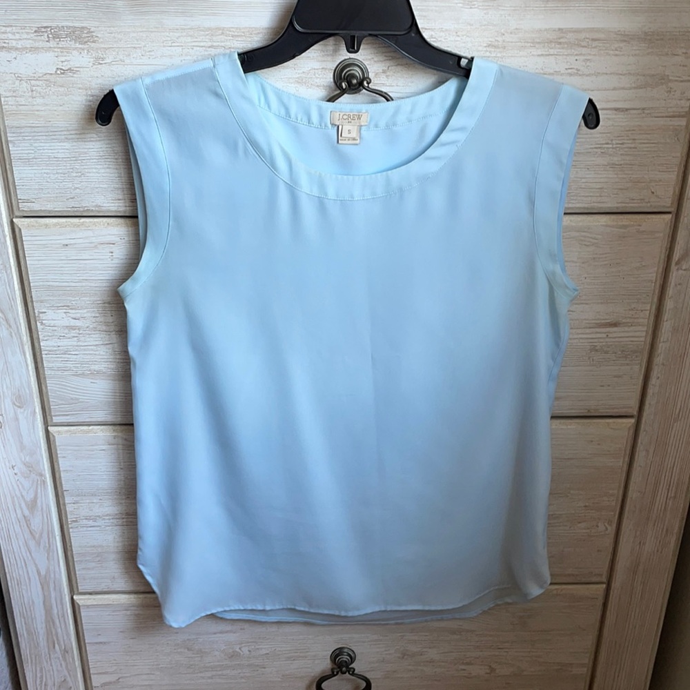 J.Crew blue blouse